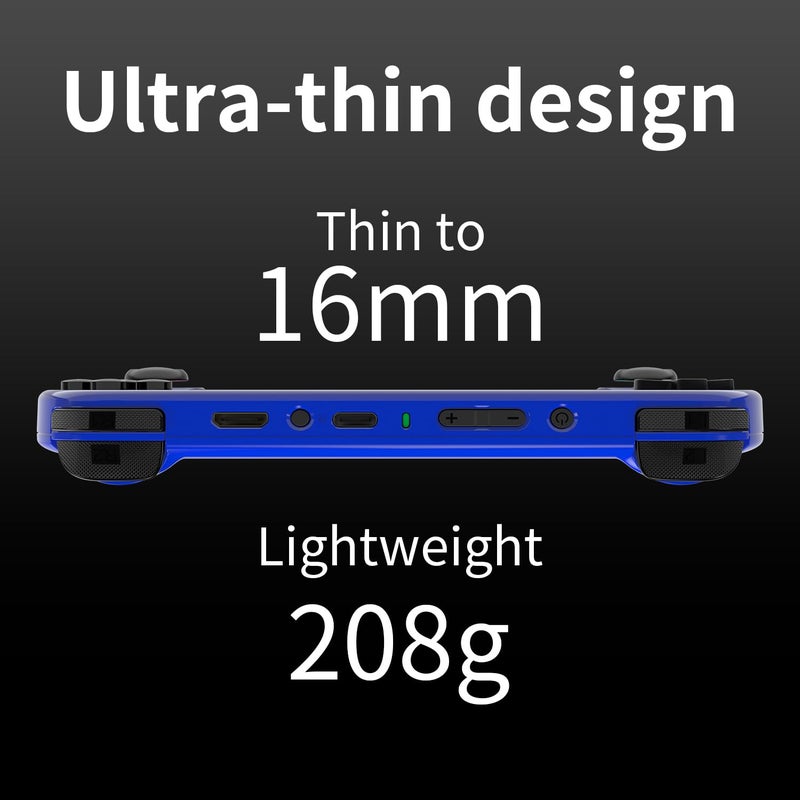 GiipGoop RG40XX H Retro Handheld Game Consoles RG40XXH Retro Gaming Console 64 TF Card Preloaded Games 5000+ Portable Gaming Console Linux 64-bit System 4.0'' IPS Screen WiFi Bluetooth HD and TV Output Blue - Image 5